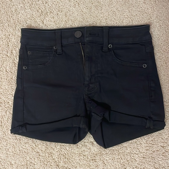 Bundle of 2 American Eagle High Rise Shortie Denim Shorts, Size 2 - Picture 2 of 4